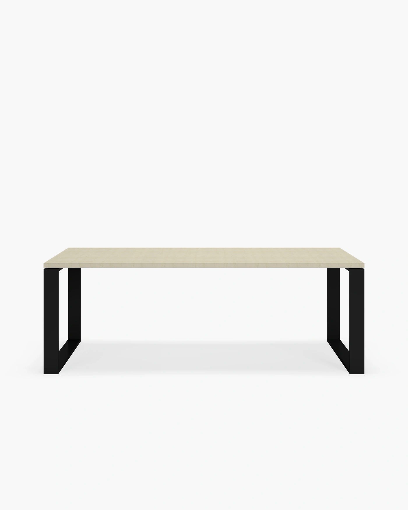 Diana outdoor dining table in black with Grigio dekton top, perfect for stylish outdoor dining experiences.